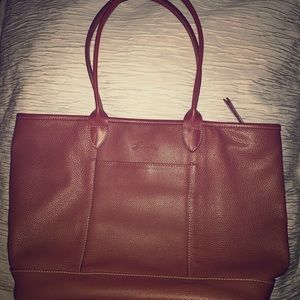 Longchamp leather tote
